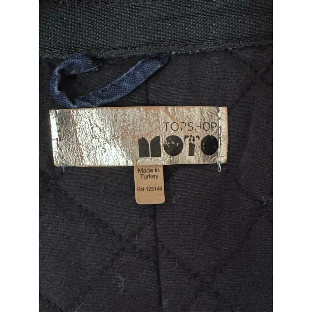 TopShop quilt lined parka